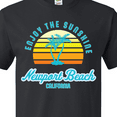 thumbnail image 4 of Inktastic Summer Enjoy the Sunshine Newport Beach Florida in Blue T-Shirt, 4 of 5