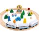 thumbnail image 3 of Juguete de la vía del ferrocarril de madera Accesorios universales Juguetes educativos del vagón del tren del tren - Corriente 26pc pista, 3 of 3