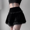 thumbnail image 3 of Falda plisada de cintura alta para mujer, estilo gótico, uniforme, falda corta L, 3 of 9