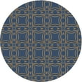 thumbnail image 1 of Ahgly Company Machine Washable Indoor Round Transitional Grey Gray Area Rugs, 5' Round, 1 of 7