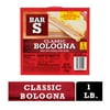 Bar-S Classic Bologna Sliced Deli-Style Lunch Meat, 14 Slices per Package, 1 lb Pack