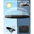 thumbnail image 3 of Sombrilla Portatil para Sol y Lluvia - Paraguas de Bolsillo para Viaje, Mini Sombrilla Paraguas UV Protección del Sol, 3 of 4