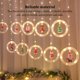 thumbnail image 5 of Toystoory Kit de cuerdas de luces navideñas impermeable para fiesta, sala de estar, ventana, puerta, patio, valla, árboles, jardín, porche, decoración, Kits de decoración para fiestas Toystoory HA065249-00, 5 of 6