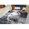 thumbnail image 2 of Dog Eating Ice Cream Rugs, Bath Rugs, Personalizeds Rugs, Dog Rug, Door Mat Rug, Animal Rugs, Dog Ice Cream Rugs, Housewarming Gift Rug, 5.2'x7.5' - 160x230 cm, 2 of 8
