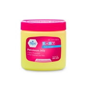 MEDPRIDE Pink Petroleum Jelly with Fresh Baby Scent Skin Moisturizer Baby Essentials, 13 Oz