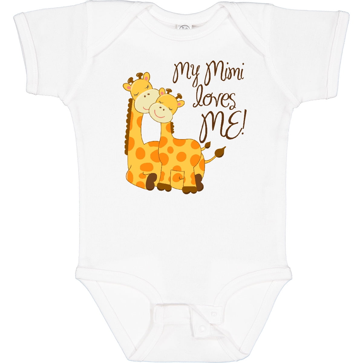 Inktastic My Mimi Loves Me Boys or Girls Baby Bodysuit