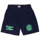 thumbnail image 1 of Pantalones cortos básicos de verano para hombre, pantalón corto informal deportivo de secado rápido, de malla para playa y baloncesto, pantalones de chándal transpirables para correrLetter navy, 1 of 5