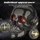 thumbnail image 5 of YSEECHENS Altavoz Bluetooth con forma de calavera, novedad, esqueleto, altavoces portátiles inalámbricos únicos con luces para los ojos (gris), 5 of 5