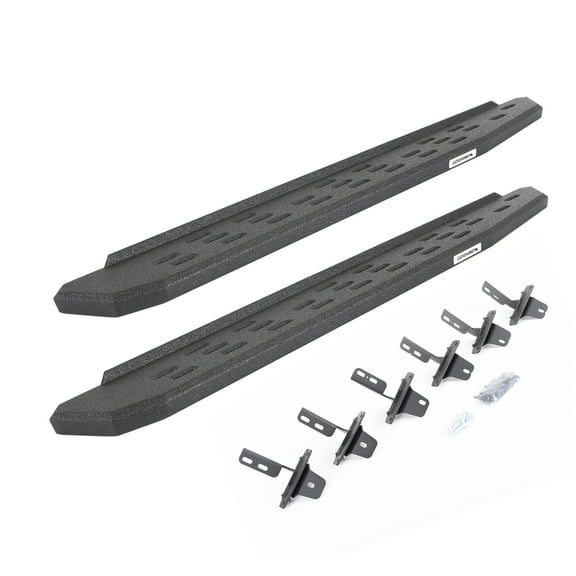 Go Rhino 69613157T RB30 Running Boards with Mounting Bracket Kit For Ford 21-24 Bronco
