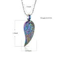 thumbnail image 2 of Angel Wing Cremation Urn Necklace Angel Wings Urn Pendant Memorial Remains Ashes Keepsake Urn Jewelry, 2 of 7