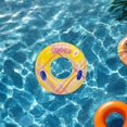 thumbnail image 1 of DYNWAVECA Swimming Ring Inflatable Pool Float for Holiday Amusement Park Swimming Pool Yellow, 1 of 10