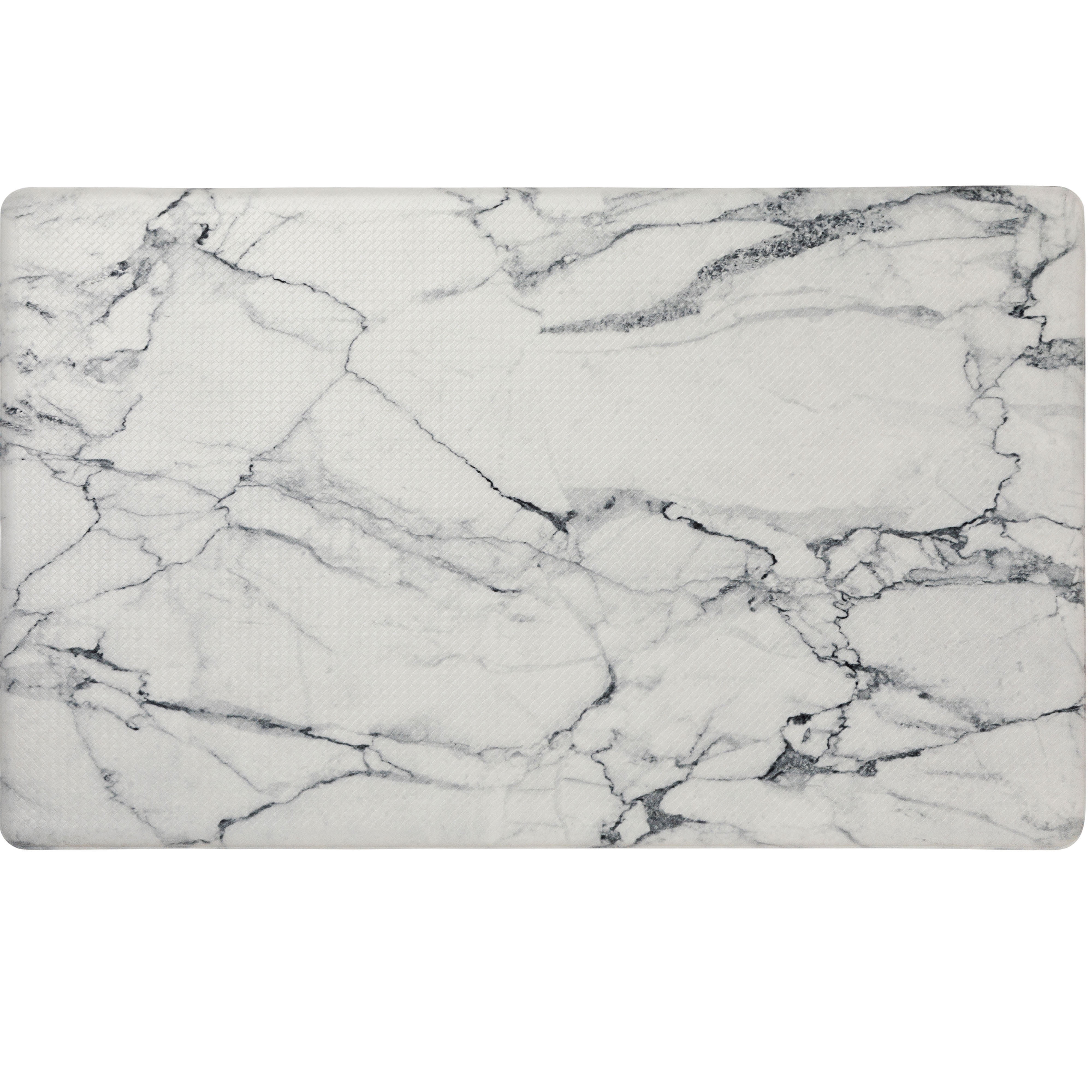 SoHome Cozy Living AntiFatigue Designer Kitchen Mat, Classic Marble