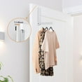 thumbnail image 3 of Laundry Room Hanging Rack Over The Door Hook Laundry Room Hanging Rack Folding Clothes Hanger, 3 of 6