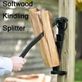 thumbnail image 3 of Wall Mounted Kindling Splitter High Carbon Steel Log Splitter for Home and Outdoor Use, 3 of 7