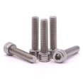 thumbnail image 1 of #8-32 x 3/4"" Tornillos de cabeza hueca de acero inoxidable 304 18-8 Allen Hex Drive Cobertura completa de rosca, paquete de 50, 1 of 5