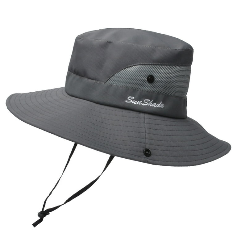 AOOCHASLIY Hats for Women Clearance Adult Women Solid Sunshade Hat  Fisherman's Hat Basin Hat Outdoor Bucket Hat
