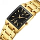 thumbnail image 2 of Reloj de cuarzo automático no mecánico con correa de acero cuadrada para hombre, reloj resistente al agua, 2 of 6