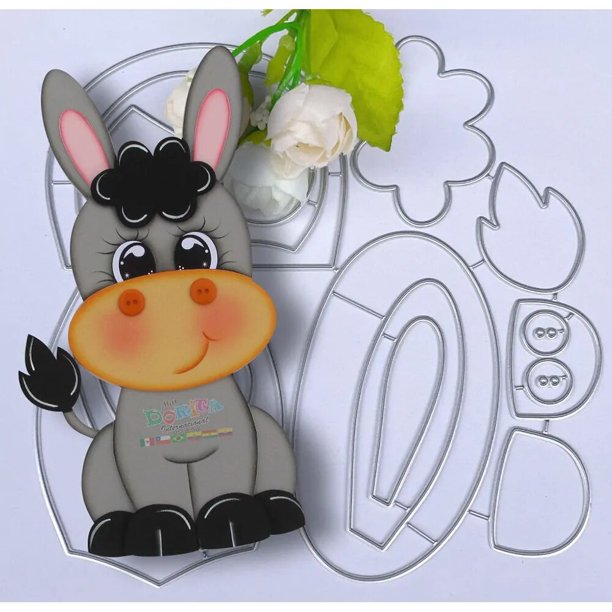Plantilla de Metal para álbum de recortes, troqueles de animales de la Natividad de Jesús de Navidad, álbum de papel en relieve DIY, tarjetas de regalo, troquel de corte