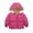 Hot Pink, variant on Hauaitttt Baby Girl Boy Winter Warm Thick Hooded Coats Toddler Warm Padded Jackets Kids Outerwear Toddler Boy down Jacket Hood