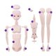 thumbnail image 5 of ca personalizada a articuciones, asistente de con atuendos completos, para niños niñas, juguetes de simución, colecció CUTICAT Cuerpo de muñecas de niña desnuda, 5 of 8