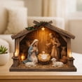 thumbnail image 4 of YingYouFu Empty Tomb Easter Scene and Cross Decoration He Is Risen Tabletop Decor Religious Wooden Signs Jesus Cross Table Centerpieces for Religious Home Mantels Tabletop Christian Gifts, 4 of 8