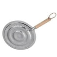 thumbnail image 3 of Heat Diffuser with Wooden Handle Coffee Milk Cookware Metal Simmer Ring Kitchen Tool, 3 of 10