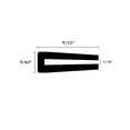 thumbnail image 4 of Rubber Seal Trim U Strips Weather Striping Vehicle Hood Door Window Hood Guard (Fits Edge:1/16" Black 42FT), 4 of 4