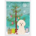 thumbnail image 1 of Merry Christmas Tree Bichon Frise Flag Garden Size, 1 of 1