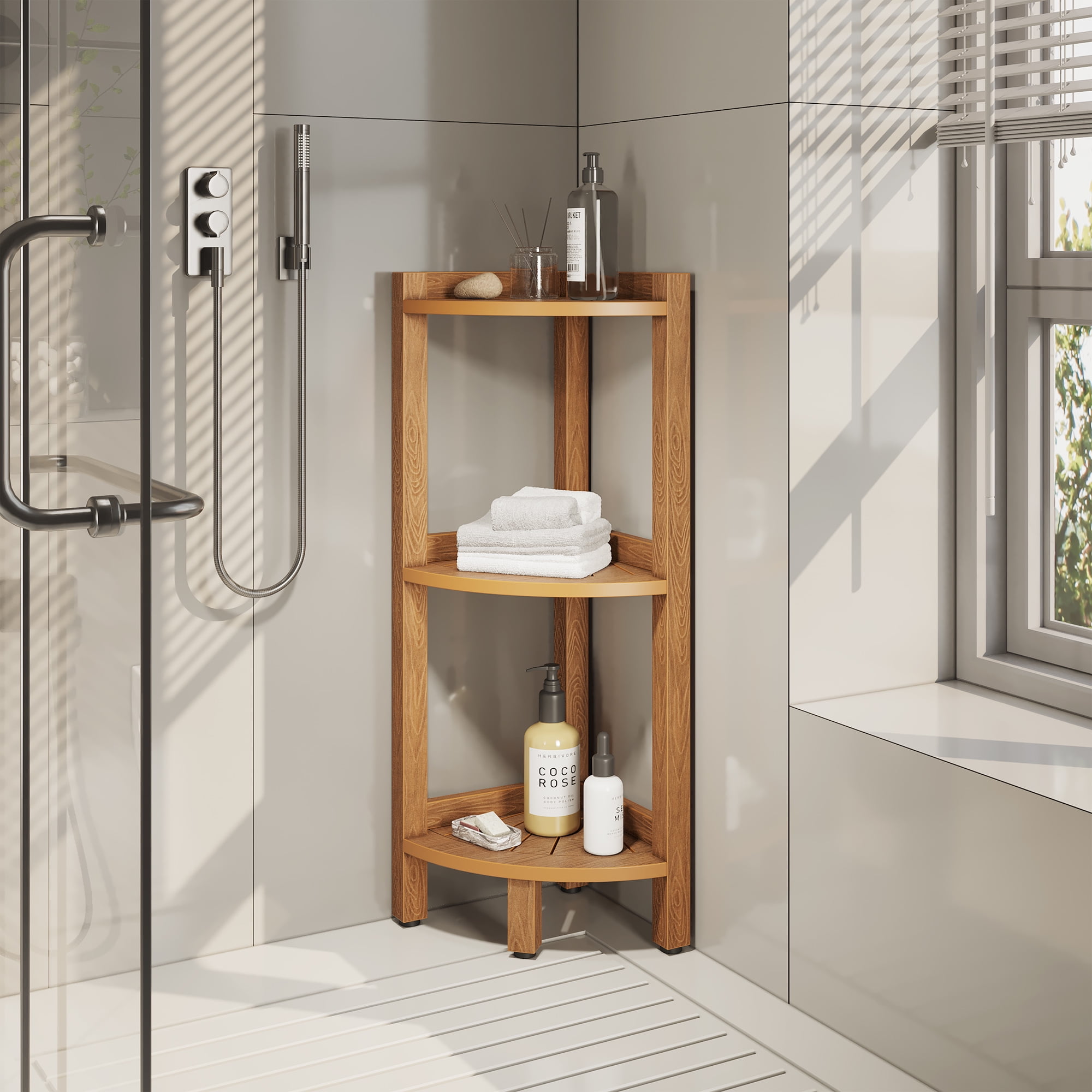 Corner Shower Shelves by SpongyBob