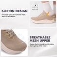 thumbnail image 5 of Barerun Men’s Wide Toe Box Slip On Walking Shoes Lightweight Cushioned Sneakers Non Slip Breathable Athletic Shoes, 5 of 6