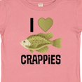 thumbnail image 4 of Inktastic Crappie Fishing I Love Crappies Boys or Girls Baby T-Shirt, 4 of 5