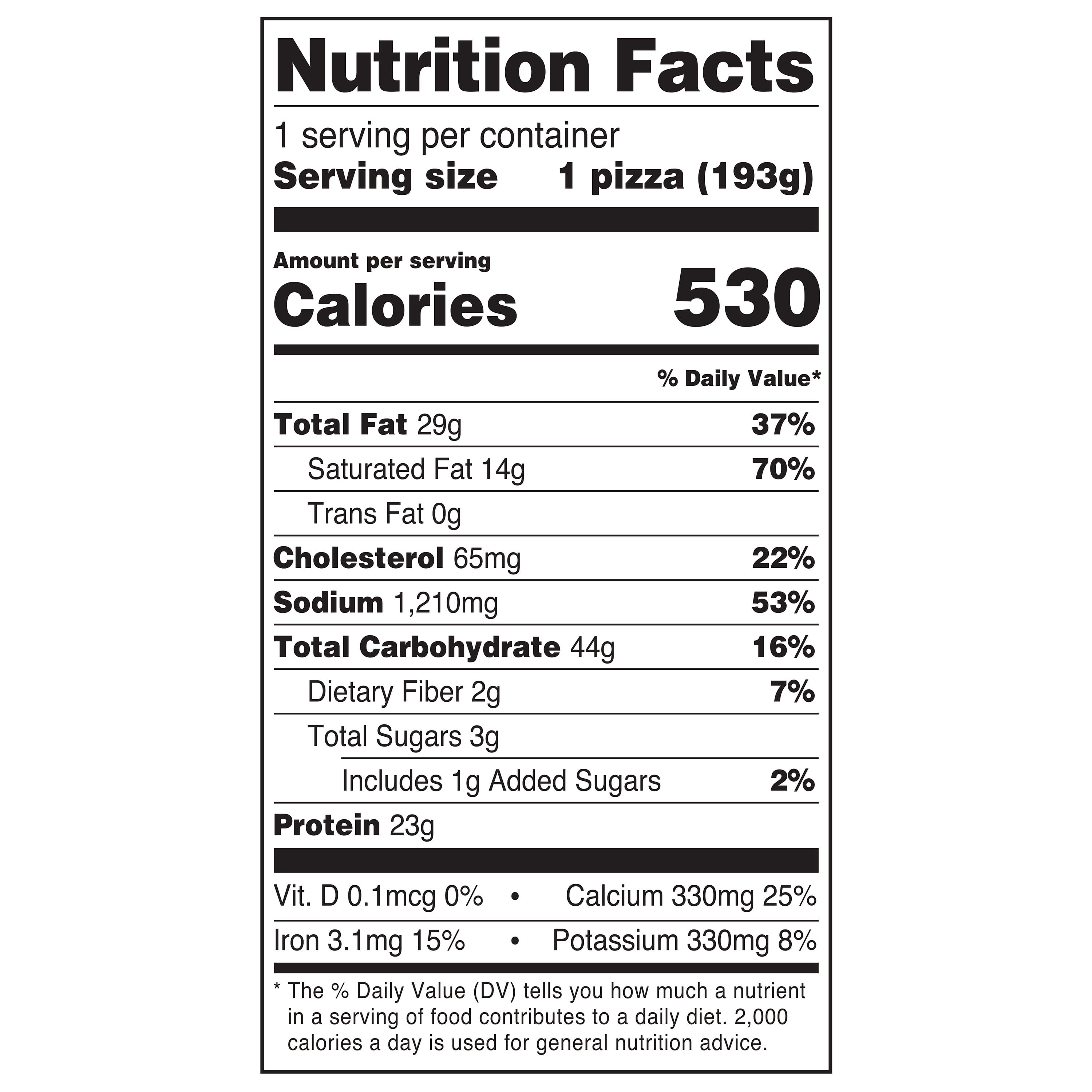 Marketside Personal Size Thin Crust Sausage Pizza 6.8 oz (Fresh)
