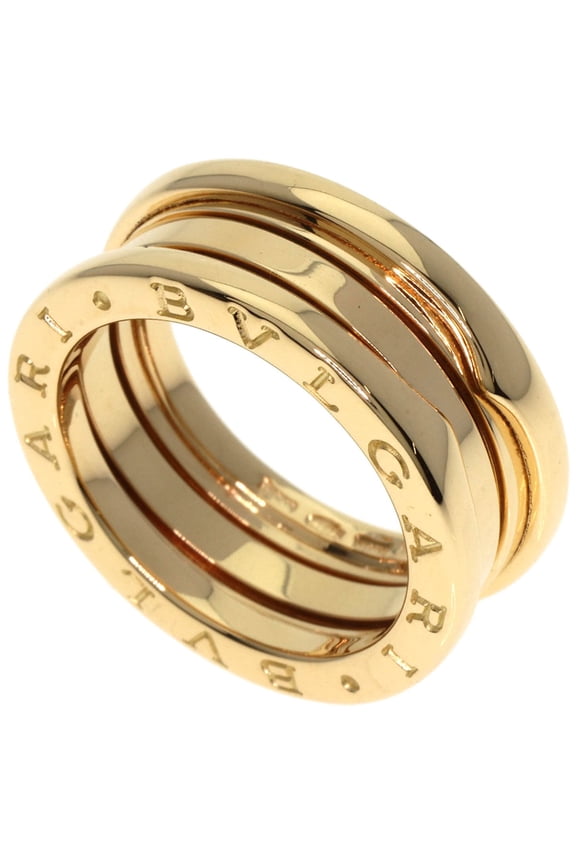 Pre-Owned BVLGARI B-zero1 3-band ring #54, 18K yellow gold, women's.