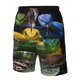 thumbnail image 4 of Fotbe Colorful Viper Snake Trajes de Baño Estampados para Hombre, Shorts de Verano de Secado Rápido, Ropa de Playa, Bañadores-Large, 4 of 6