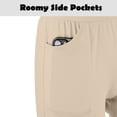 thumbnail image 5 of BIG ELEPHANT Girls Ultra-Soft Lounge Joggers Sweatpants, High Waisted Kids Athletic Pants with Pockets, 3 PCS(6-15Y), 5 of 10