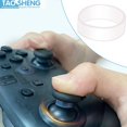 thumbnail image 3 of 10-Pcs Clear Joystick Protectors, Transparent Silicone Elastic Joystick Protective Ring Compatible with Steam Deck PS5 PS4 Xbox Switch Pro Game Controller, 3 of 7