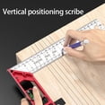 thumbnail image 2 of Quick Positioning Angle Ruler Drawing Tool High- L-Shaped Right Angle Ruler Stainless Steel Angle Measure Ruler, 2 of 7