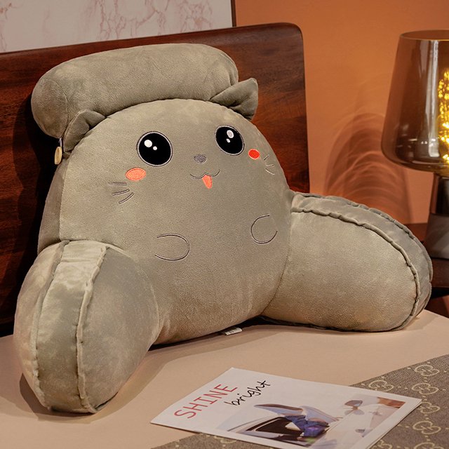 Bolsa blanda para mesita de noche, cojín grande para respaldo de sofá, almohada para dormitorio, cojín para cama de lectura, almohada para la cintura, almohada para la cintura