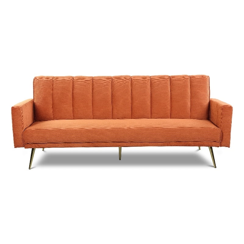 Better Home Products Corduroy Sleeper Loveseat Multifunctional Sofa Bed