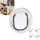 thumbnail image 1 of Puerta para Mascotas, Puerta para Ventana de Perro, Puerta con Solapa con de 4 Vías par, , Perrito para Ventana de Pantalla, P - blanco Colco Puerta de gato para mascotas, 1 of 7
