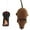 Brown L, variant on Pet Cats Kitten Funny Wireless Remote Control False Mouse Plush Doll Playing Toy