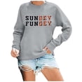 thumbnail image 1 of Chandail de Sport Décontracté à Manches Longues et Col Rond Imprimé Rugby pour Femmes Automne et Hiver (1) Veste à Fermeture Éclair avant pour Femmes, Sweat à Capuche à Fermeture à Glissière Coloré pour Femmes, Sweat Extra Long pour Femmes, Sweat à Capuche pour Chien, 1 of 5