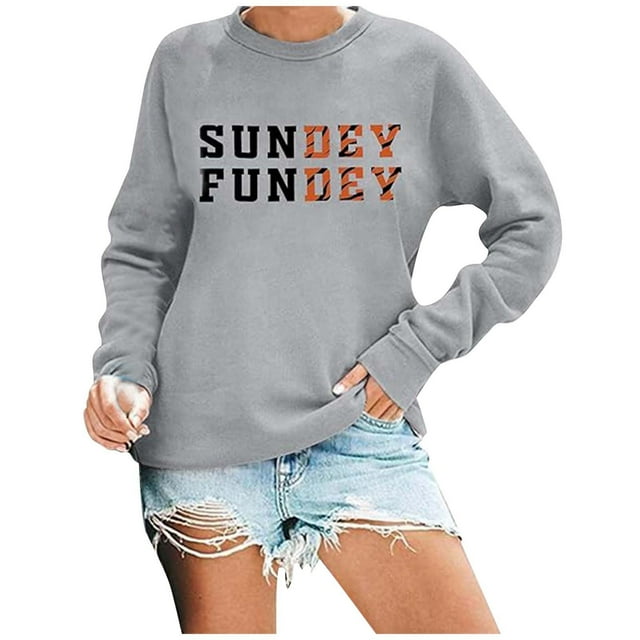 Chandail de Sport Décontracté à Manches Longues et Col Rond Imprimé Rugby pour Femmes Automne et Hiver (1) Veste à Fermeture Éclair avant pour Femmes, Sweat à Capuche à Fermeture à Glissière Coloré pour Femmes, Sweat Extra Long pour Femmes, Sweat à Capuche pour Chien