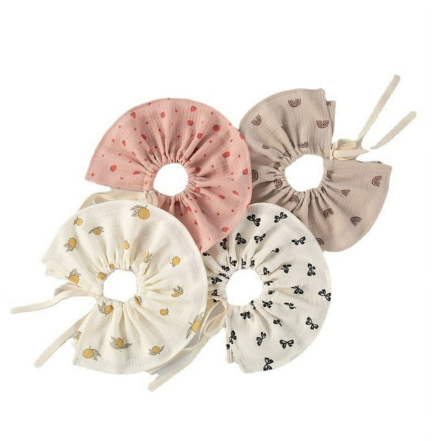 Baberos para bebés Baberos para la dentición Baberos de algodón orgánico para niños y niñas ajustables Unisex