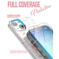 thumbnail image 2 of Encased Bando Series Designed for iPhone 14 Case with Hand Strap Grip and Screen Protector (Clear/Pink Flowers), 2 of 3