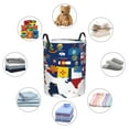 thumbnail image 4 of Balery The Map Of United States Cesta de ropa redonda con asas, impermeable, independiente, para ropa, juguetes, dormitorio y familia-Medium, 4 of 6