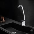thumbnail image 2 of YLSHRF Household /4in Universal Kitchen Press Type Copper Alloy Gooseneck Sink Faucet Tap, 2 of 8