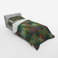 thumbnail image 3 of Ambesonne Geometric Bedding Set 4 Pcs, Grunge Folk Rainbow, Queen, Multicolor, 3 of 3