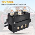 thumbnail image 3 of Contactor de Relé de Solenoide de Cabrestante, 12 V, 500 A, Relé de Cabrestante, Camión Pulgar para 8000-15000 Libras ATV UTV 4x 4 Reemplazo de Vehículos, 3 of 5