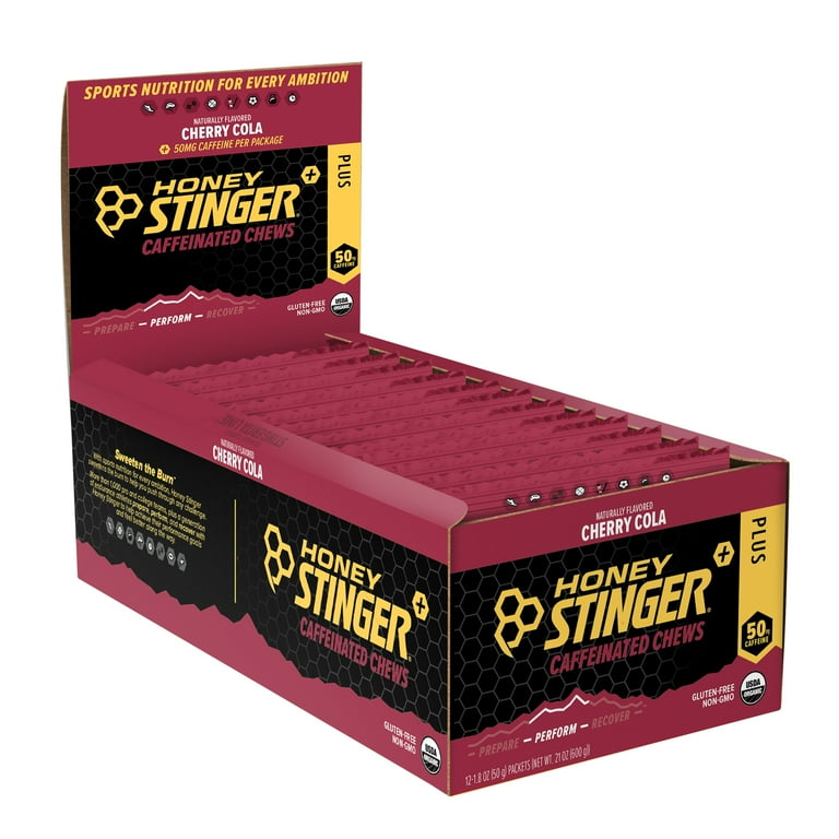Honey Stinger Organic Caffeinated Energy Chews, Cherry Cola